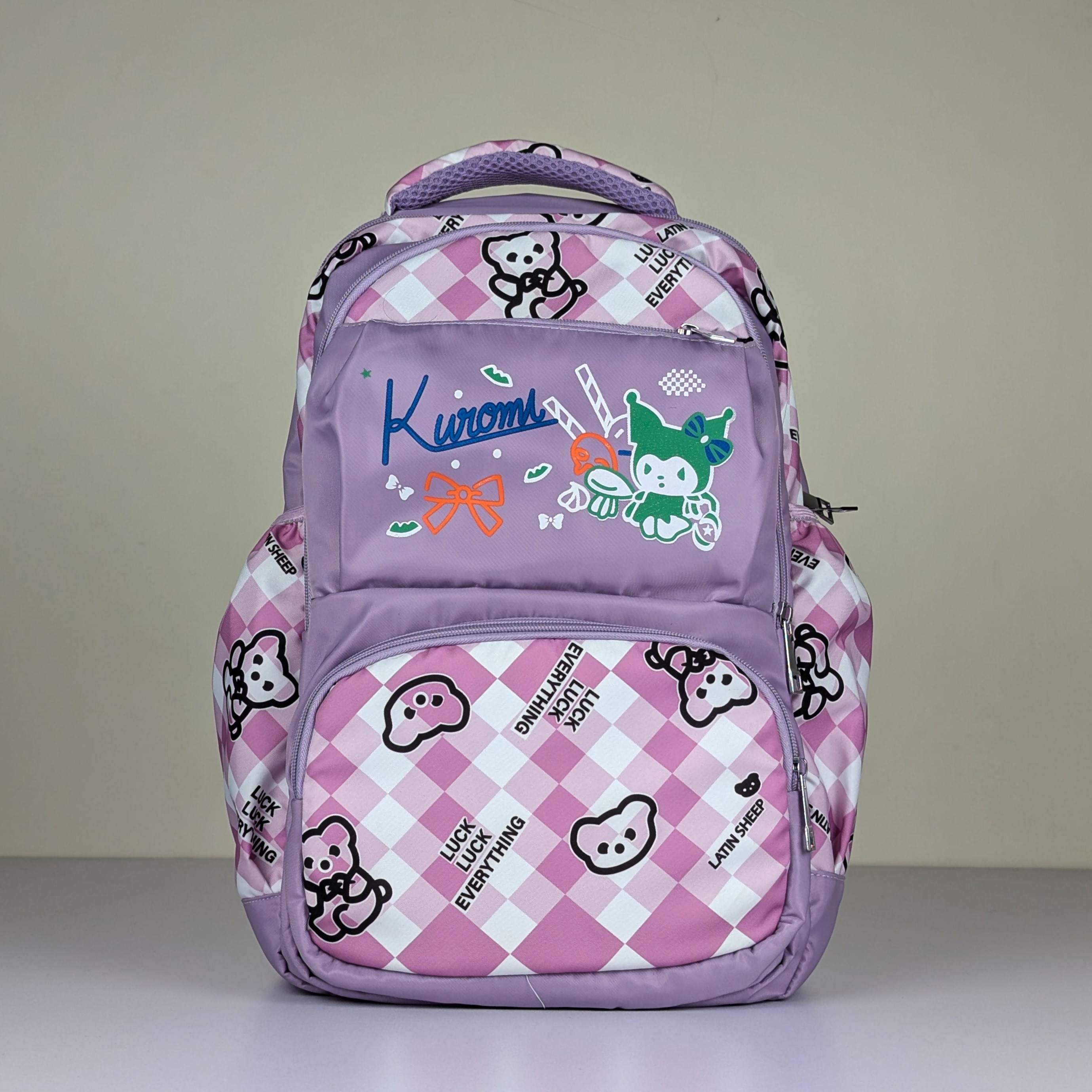 Premium Quality Kuromi Themed Stylish Backpack
